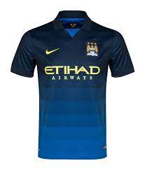 Segunda camisetas de Manchester City 2014 2015 tailandia